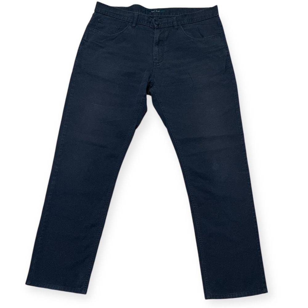 Men's Perry Ellis Lightweight Cotton Casual Pants Navy Blue 36x31